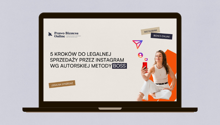 📱5 kroków do legalnej sprzedaży przez social media wg autorskiej metody BOSS